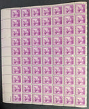 1948 USA Will Rogers 3c Sheet -Scott 975 -MNH, Undisturbed OG -No Sig Flaws