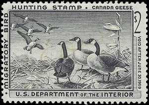 VEGAS - 1958 Duck Hunting Stamp - Scott RW25 - No Gum - Solid