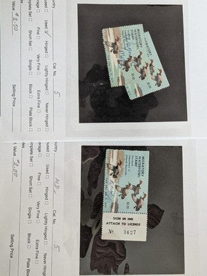 USA Duck Stamps Including Federal as Well as State Collection - M&U - 32 Photos