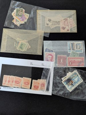 Quantity of Misc Latin America Stamps in Bags Unchecked From Estate! -98 Photos