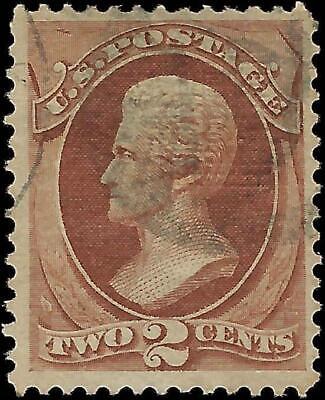 VEGAS - 1870 USA Jackson 2c - Scott 135 H Grill - Solid - Centering! -Light Cancel