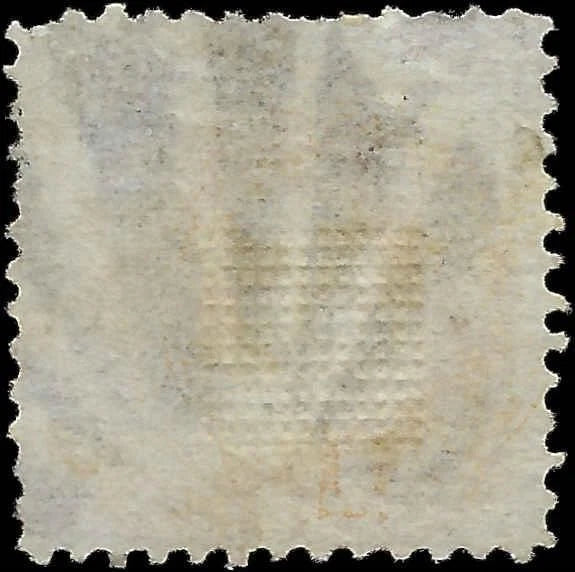 1869 USA - Scott 112 1c - Fancy Cancel - Short Perf Upper Right