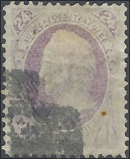 1870 USA - Scott 153 - 24c - Solid - Great Centering!