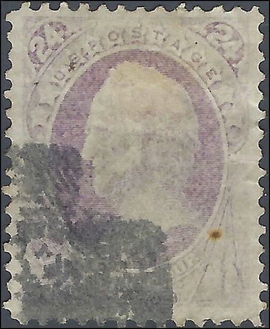 1870 USA - Scott 153 - 24c - Solid - Great Centering!