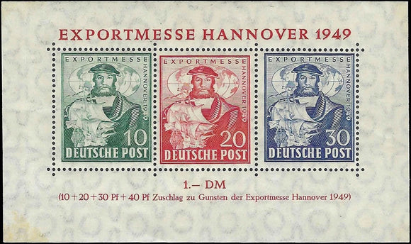 1949 Germany Hildebrant Wedigh - Sc# 664a - MNH, Undisturbed Gum - Nice