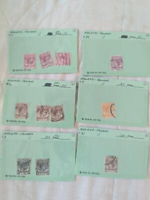 Malaya Collection in Stock Cards - M & U - See ~14 Photos