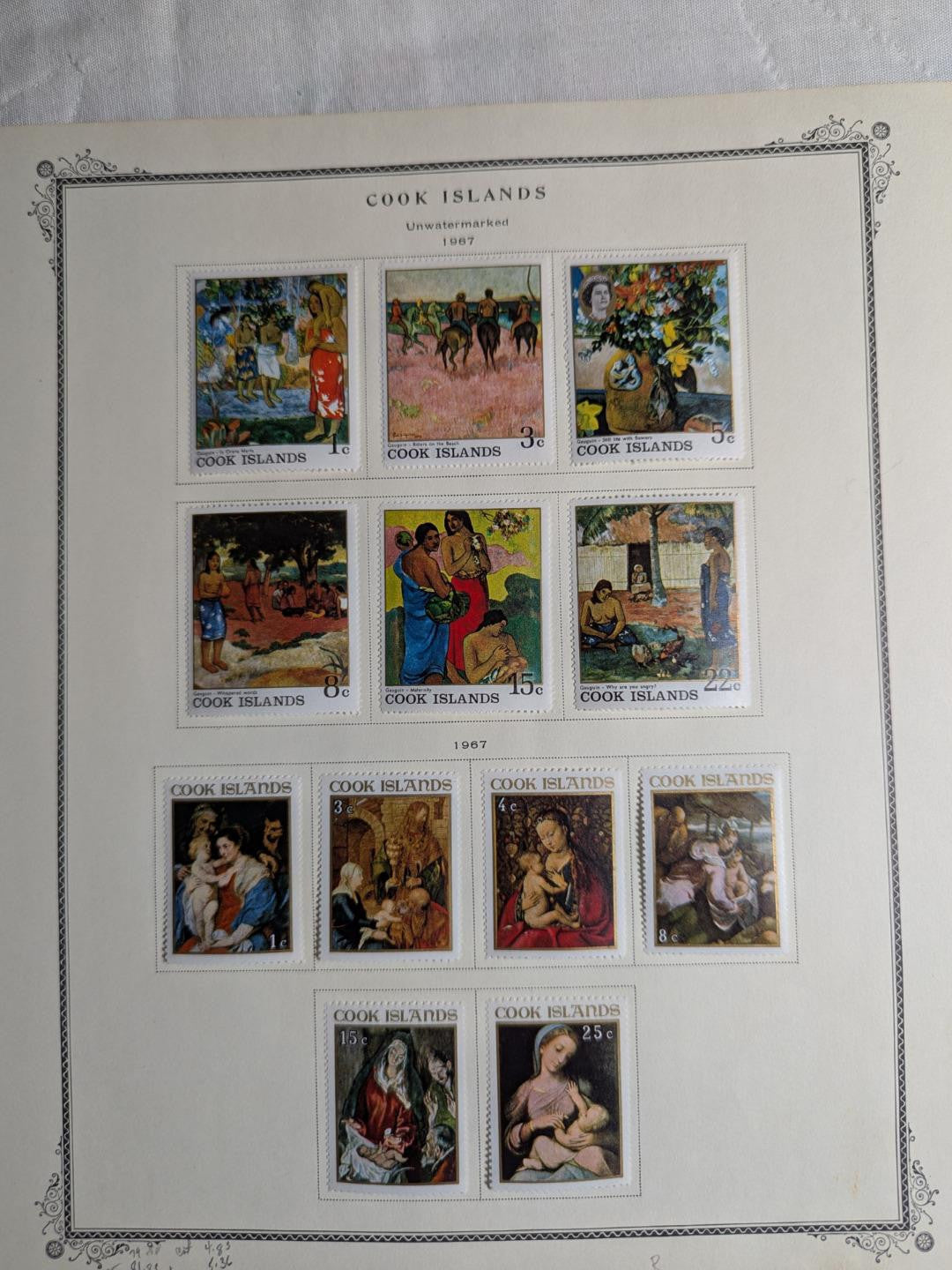 Very Nice Cook Islands on Scott Specialty Pages - Mint -See ~54 Photos