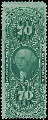 VEGAS - 1862-71 Revenue - Scott R65c - Sharp Color - Very Light Cancel