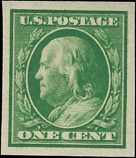 1911 USA - Scott 383 - MNH, OG, - Light Gum Disturbance - Centering Choice!