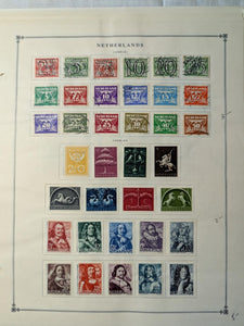 1940-67 Nice Well Filled Netherlands Collection on Scott Pages - 18 Photos