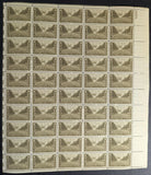 1945 USA US Army 3c Sheet -Scott 934 -MNH, Undisturbed OG -No Sig Flaws -2
