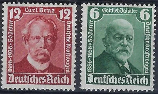 1936 Germany - Sc# 470-471 - MNH, OG Undisturbed - Fresh!