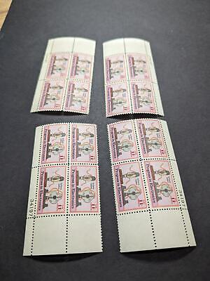 1973 Electronics Progress Airmail Plate Block Set of 4 Pl #34197 - Scott C86 MNH