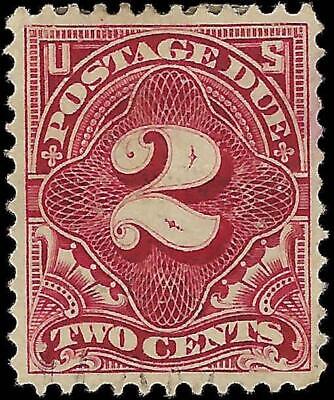 VEGAS - 1910-12 Postage Due 2c Choice Centering! - Scott J46 Used -V. Light Cancel