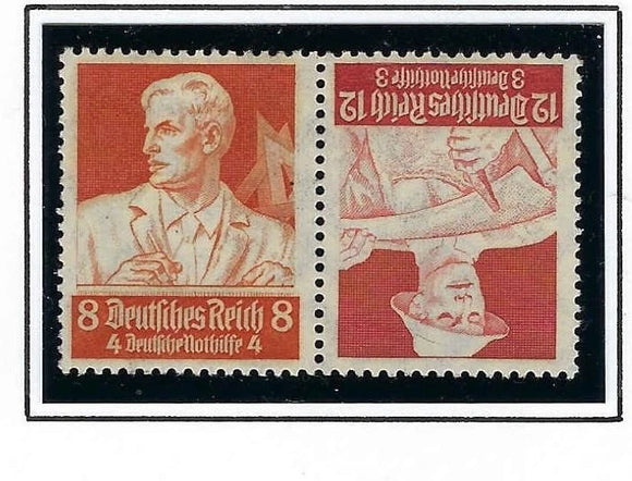 1934 Tete Beche Pair -Sc# B63/B64 -MNH, Undisturbed OG -Post Office Fresh!