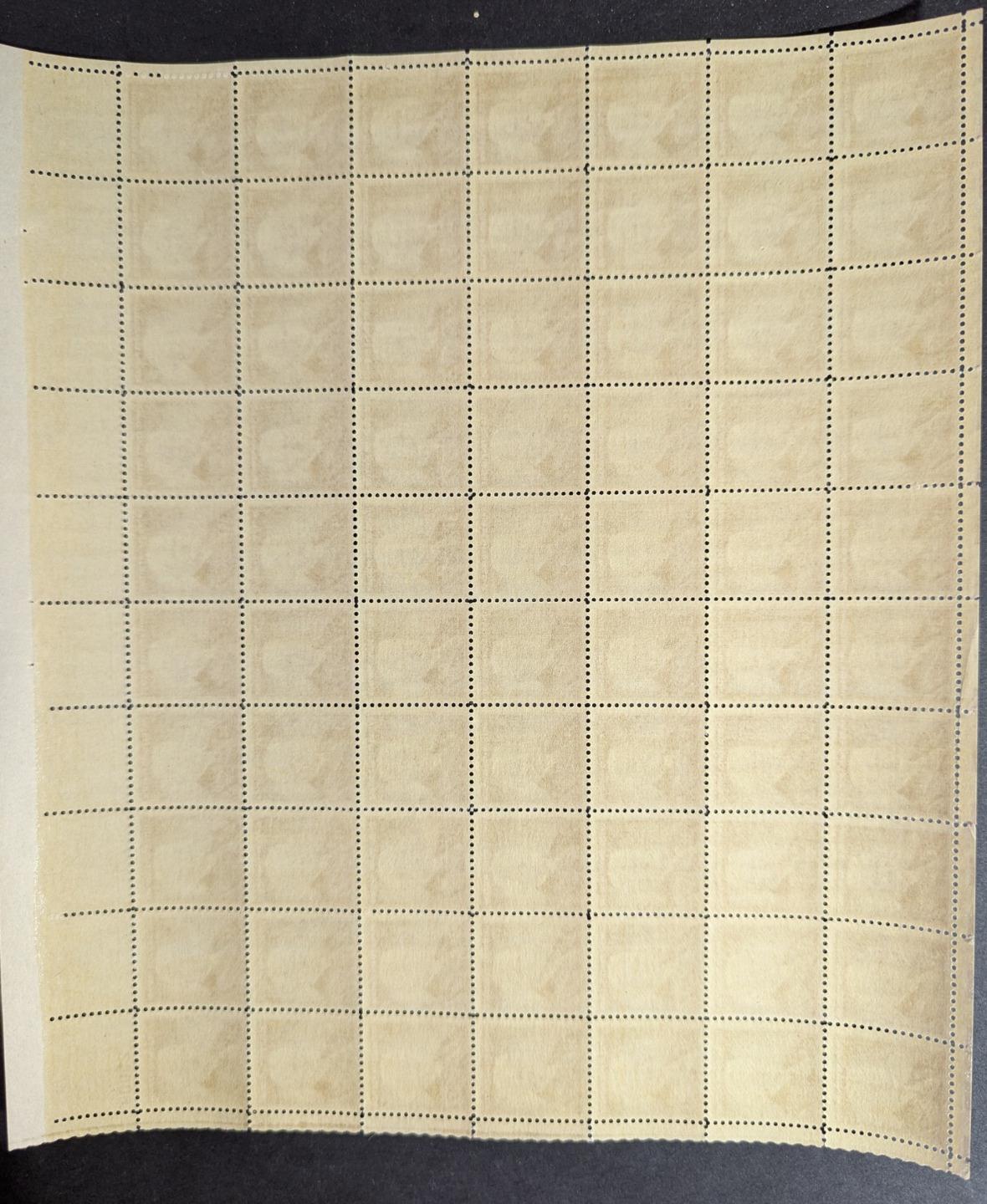 1954 USA 3c Eastman Sheet -Scott 1062 -MNH, Undisturbed OG - No Sig Flaws