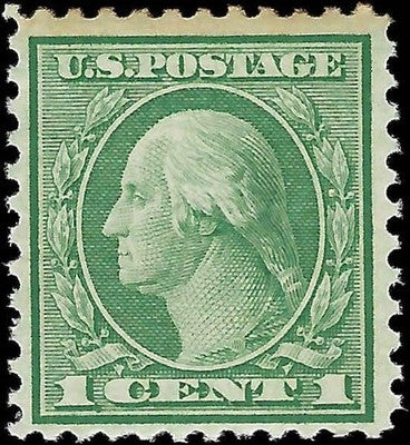 c1921 - USA 1c Washington - Scott 545 - (Perf 11x11, 19.5x22) Re-gum - Cat= $250!