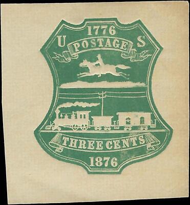 VEGAS - 1876 Postal Stationary Cutout - Scott U219 - MH