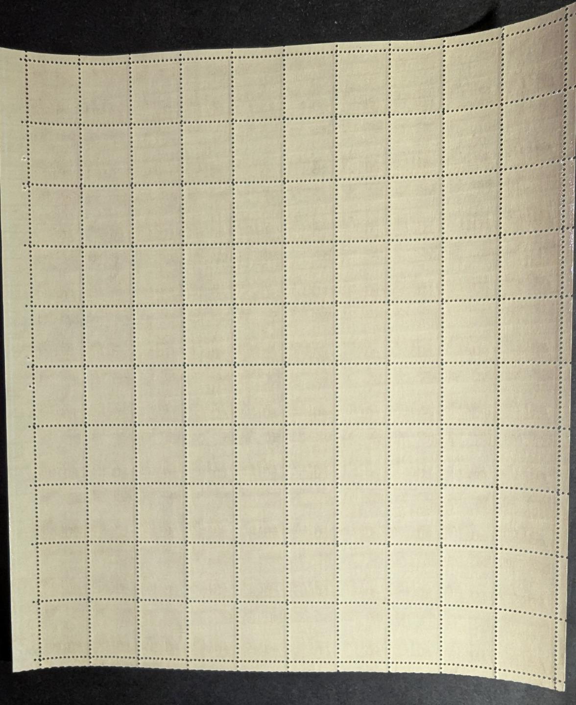 1954 USA 7c Wilson Sheet -Scott 1040 -MNH, Undisturbed OG - No Sig Flaws