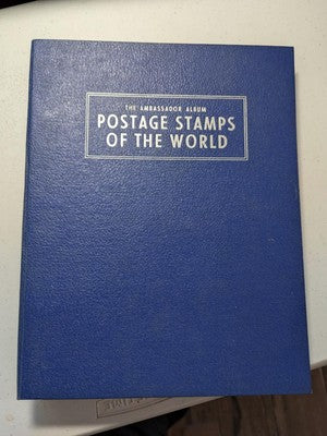 1956 Harris Ambassador Album & Stamps in Unusually Nice Condition - 129 Photos!