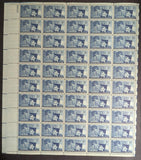 1945 USA Texas Statehd 3c Sheet -Scott 938 -MNH, Undisturbed OG -No Sig Flaws