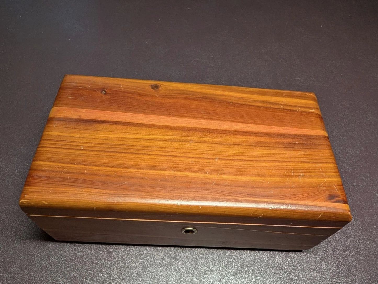 Attrractive Vintage Lane Cedar Dresser Jewelry Trinket Chest - Free Shipping -43