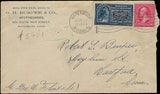 c1899 - Spec Delivery Sc# E4 or E5 on Cover - G.H. Burpee Apothecaries Ad Cover