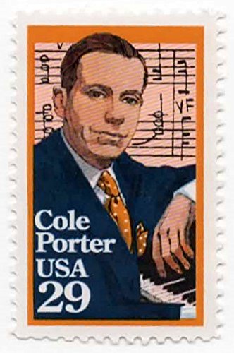 1991 Cole Porter Single 29c Postage Stamp, Sc#2550, MNH, OG