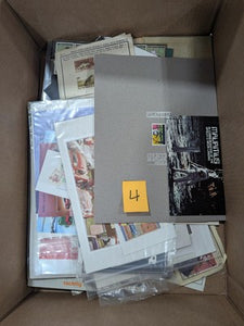 Box of Misc International Stamps, Souvenir Sheets & More - 94 Photos