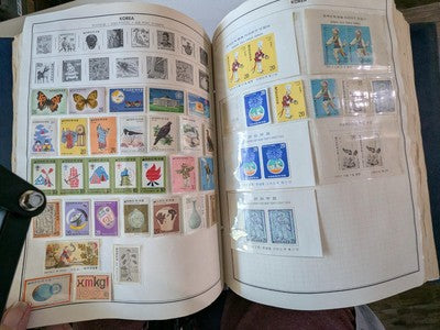 Loaded with Stamps Statesman Album with P.R. China!, Russia & More - 229 Photos