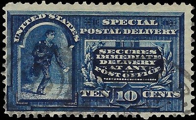c1895 10c Special Delivery - Sc# E5 - Solid - Used