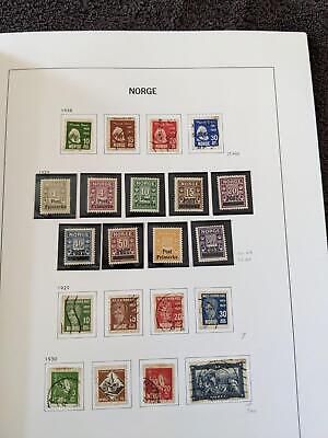 VEGAS -Norway Davo Album To ~1970, BOB Many Better Stamps - Hi $ Cat! ~55 Photos