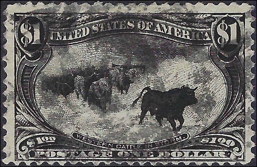 VEGAS - 1898 $1 Trans-Mississippi! - Scott292 - No Significant Flaws! ~Fine
