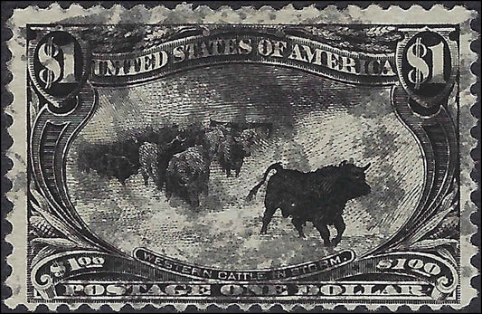 VEGAS - 1898 $1 Trans-Mississippi! - Scott292 - No Significant Flaws! ~Fine