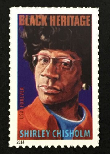 2014 Shirley Chisholm Single Forever Postage Stamp - Sc# 4856 - DR160a