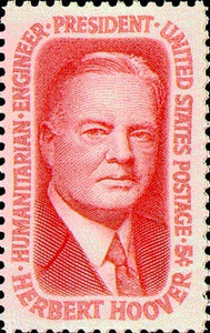 1965 President Herbert Hoover  Single 5c Postage Stamp  - Sc# 1269 -  MNH,OG