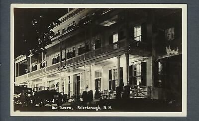 VEGAS - Est 1940s Peterborough, NH - The Tavern Photo Postcard RPPC - FK206