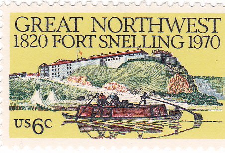 1970 150th Anniversary of Fort Snelling Single 6c Postage Stamp  - Scott 1409  - MNH,OG