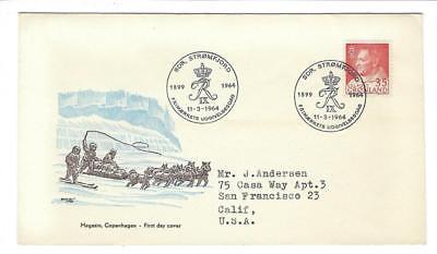 1964 Greenland First Day Cover With Scott # 56 - (SS95)
