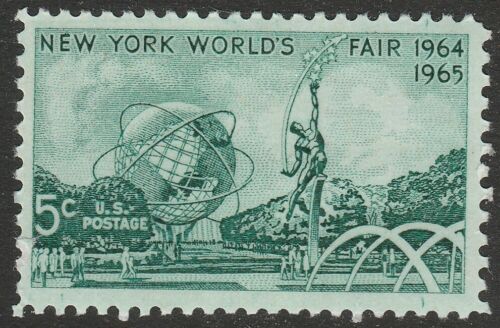 1965 New York Worlds Fair Single 5c Postage Stamp - MNH, OG - Scott 1244`- CX243