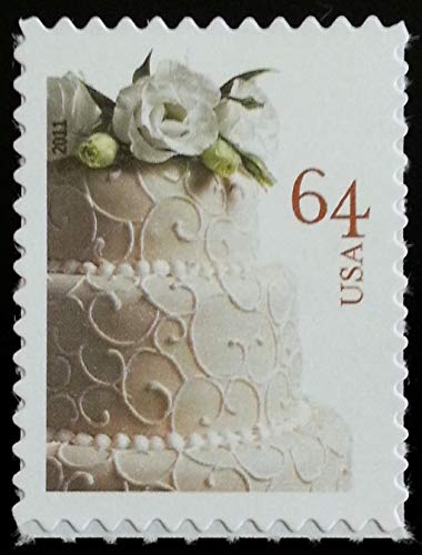 Wedding Cake Single 64c Postage Stamp   Scott 4521 -  MNH,OG