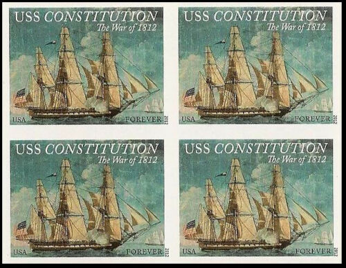 2012 War of 1812 Bicentennial Plate Block of 4 45c Postage Stamps - MNH, OG - Scott 4703