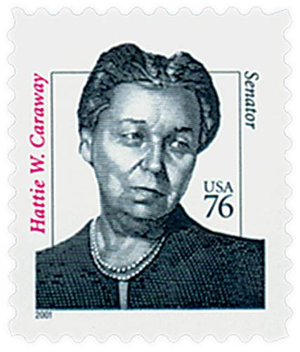 2001 Hattie W Caraway Single 76c Postage Stamp  - Scott 3431 -  MNH,OG