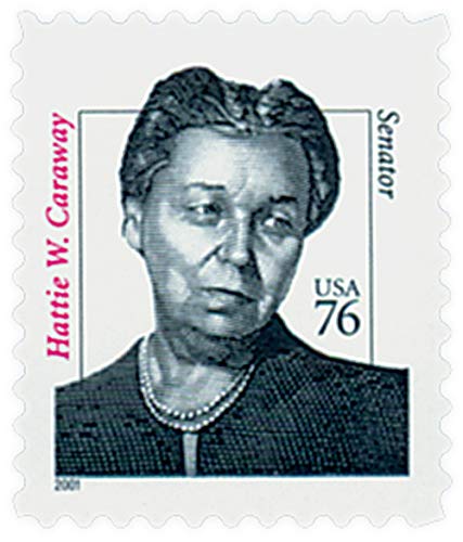 2001 Hattie W Caraway Single 76c Postage Stamp  - Sc# 3431 -  MNH,OG