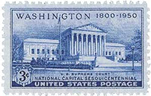 1950 Washington DC Capital Sesquicentennial Single 3c Postage Stamp - Scott 991 -  MNH,OG