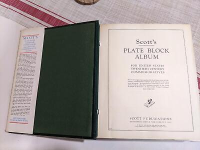 VEGAS - Scott Plate Block Album Thru 1981 No Stamps Very Good - Read ~19 Photos