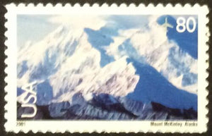 2001 Mount McKinley Airmail Single 80c Postage Stamp - MNH - Sc# C137 - CW83