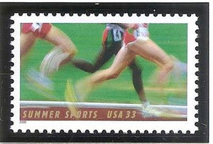 2000 Summer Sports - Runners-  Single 33c Postage Stamp  - Sc# 3397 -  MNH,OG