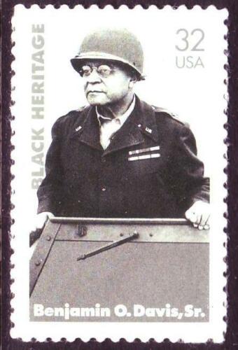 1997 - Benjamin Davis-Black Heritage Single 32c Postage Stamp - Scott - 3121 - MNH, OG - CX846