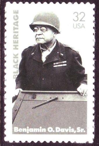 1997 - Benjamin Davis-Black Heritage Single 32c Postage Stamp - Sc# - 3121 - MNH, OG - CX846